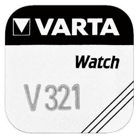 Pile oxyde argent pour montres v321 (sr65) 1 55 volt varta