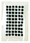 Strass thermocollant tissu Ø 5mm Noir 60 pièces