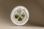 Pièce de monnaie en Argent 5 Dollars g 31.1 (1 oz) Millésime 2024 Four Leaf Clover OUNCE OF LUCK
