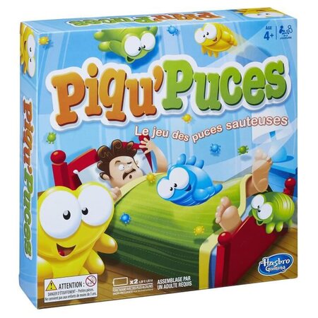 Piqu'puces - jeu de société d'adresse et de rapidité pour enfants - version française