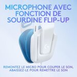 Casque GAMING - Léger - LOGITECH G - G335 FILAIRE - BLANC - Certifié Discord