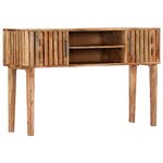 vidaXL Table console 120 x 35 x 76 cm Bois d'acacia massif