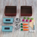 KidKraft - 53444 - Cuisine Enfant Farmhouse en bois avec EZ Kraft Assembly