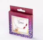 Bracelet emma avec perles rouges