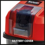 Einhell aspirateur déchets secs et humides sans fil te-vc 18/10li-solo