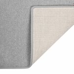 vidaXL Tapis de couloir Gris clair 50x100 cm