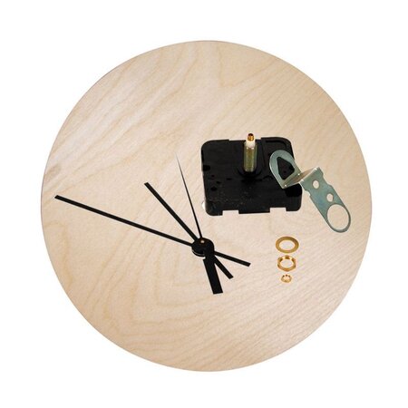 Horloge bois Ø 25 cm à monter soi-même