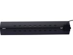 Chauffage électrique radiant en fibre de carbone "Bola" - 2000W - Noir