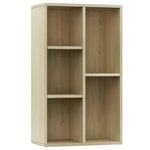 vidaXL Bibliothèque/Buffet Chêne sonoma 50x25x80 cm Aggloméré