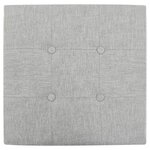 vidaXL Repose-pieds Jacinthe d'eau 65 x 65 x 40 cm Gris