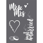 Pochoir de sérigraphie Mariage A4  1 pochoir+1 spatule