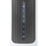 Domo refroidisseur d'air à télécommande 105 cm 65 w blanc et noir