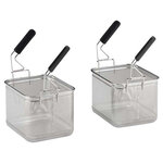 Panier cuiseur à pâtes pro 900 - 2 x gn 1/2 - combisteel -  - acier inoxydable 275x230x210mm