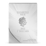 Pièce de monnaie 2 Dollars Niue 2022 1 once argent BE – Superman #1