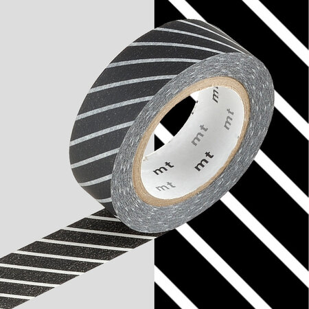 MT 1P Motif rayé noir / stripe black