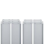 vidaXL Auvent latéral rétractable Bleu 100 x 600 cm