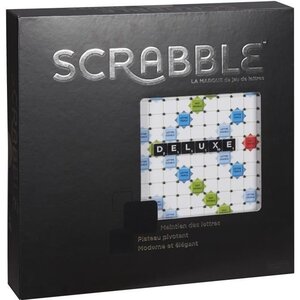 Scrabble deluxe jeu de société - 2 a 4 joueurs - 10 ans et +