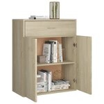 vidaXL Buffet Chêne sonoma 60x30x75 cm Aggloméré
