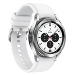 Samsung galaxy watch4 classic 3 05 cm (1.2") super amoled 42 mm 4g argent gps (satellite)