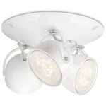 Philips myliving plafonnier led dyna 3 x 3 w blanc 532333116