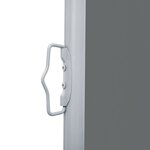 vidaXL Auvent latéral rétractable Anthracite 117x600 cm