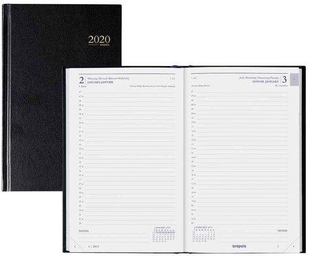 Agenda caravelle 13 3 x 21 cm 1 jour / page carré travers brepols
