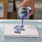 5 peintures acryliques pour le pouring