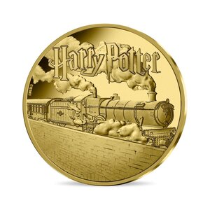 Harry potter - poudlard express - monnaie de 500€ or - Millésime 2022