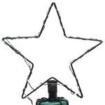 vidaXL Sapin de Noël avec piquet Coloré 108 LED 180 cm