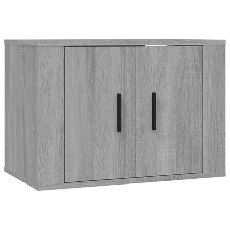 vidaXL Meuble TV mural Sonoma gris 57x34 5x40 cm