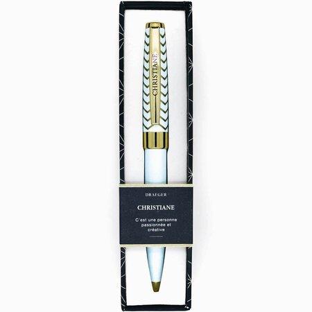Stylo prénom femme Pastel Chic - Christiane - Draeger