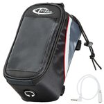 Tectake Étui a vélo pour Smartphone pour cadre de vélo, Imperméable - 20,5 x 10 x 10,5 cm