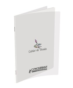 Cahier POLYPRO 24 x 32 CM 48 pages 90G Uni Dessin CONQUERANT CLASSIQUE