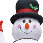 vidaXL Bonhomme de neige gonflable avec LED IP44 600 cm XXL