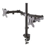 Newstar support de bureau réglable de 2 moniteurs 10"-32" 4-46 cm noir