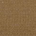 vidaXL Voile d'ombrage 160 g/m² Taupe 4 5x4 5x4 5 m PEHD