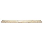 vidaXL Dessus de table Crème Ø40x2 5 cm Marbre