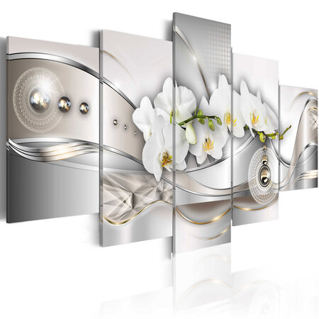 Tableau - pearl dance of orchids l x h en cm 200x100