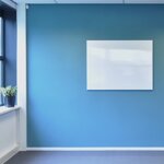 DESQ Tableau magnétique Design Blanc 60x90 cm