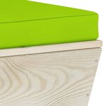 vidaXL Salon de jardin palette 7 Pièces avec coussins Épicéa imprégné