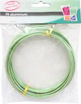 Fil aluminium Ø 2 5 mm 5 mètres Vert clair
