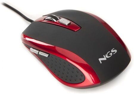 Souris filaire ngs tick (noir/rouge)