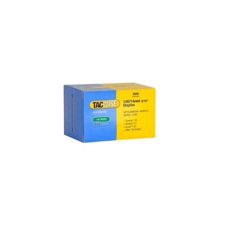 TACWISE Agrafes 140/14 mm, 5.000 pièces, galvanisé