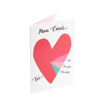 Carte saint-valentin - coeur - draeger paris