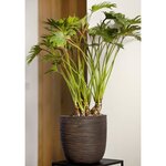 Capi Jardinière Nature Rib 43x41 cm Marron foncé