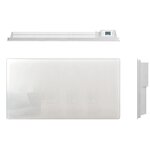 Radiateur électrique verre céramique glass blanc céramique 2000w
