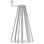 vidaXL Guirlande lumineuse d'arbre de Noël 400 LED colorées 400 cm