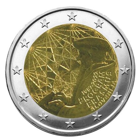 2 euro commemorative 2022 : slovenie (35 ans du programme erasmus)
