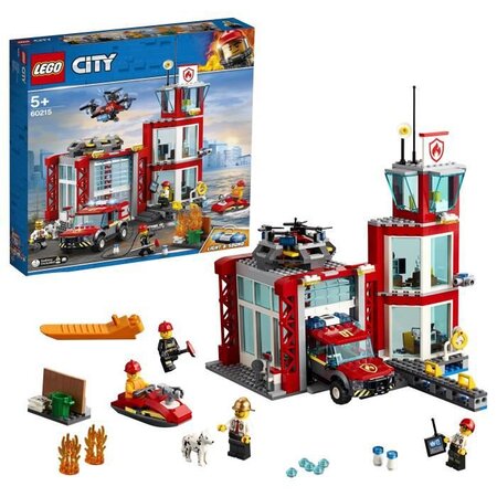 Lego city 60215 la caserne de pompiers