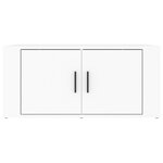 vidaXL Table basse Blanc 80x50x36 cm Bois d'ingénierie